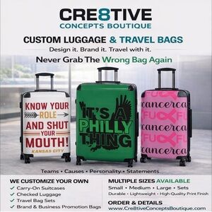 Stop guessing at baggage claim. Travel with a bag that knows it’s yours!!!